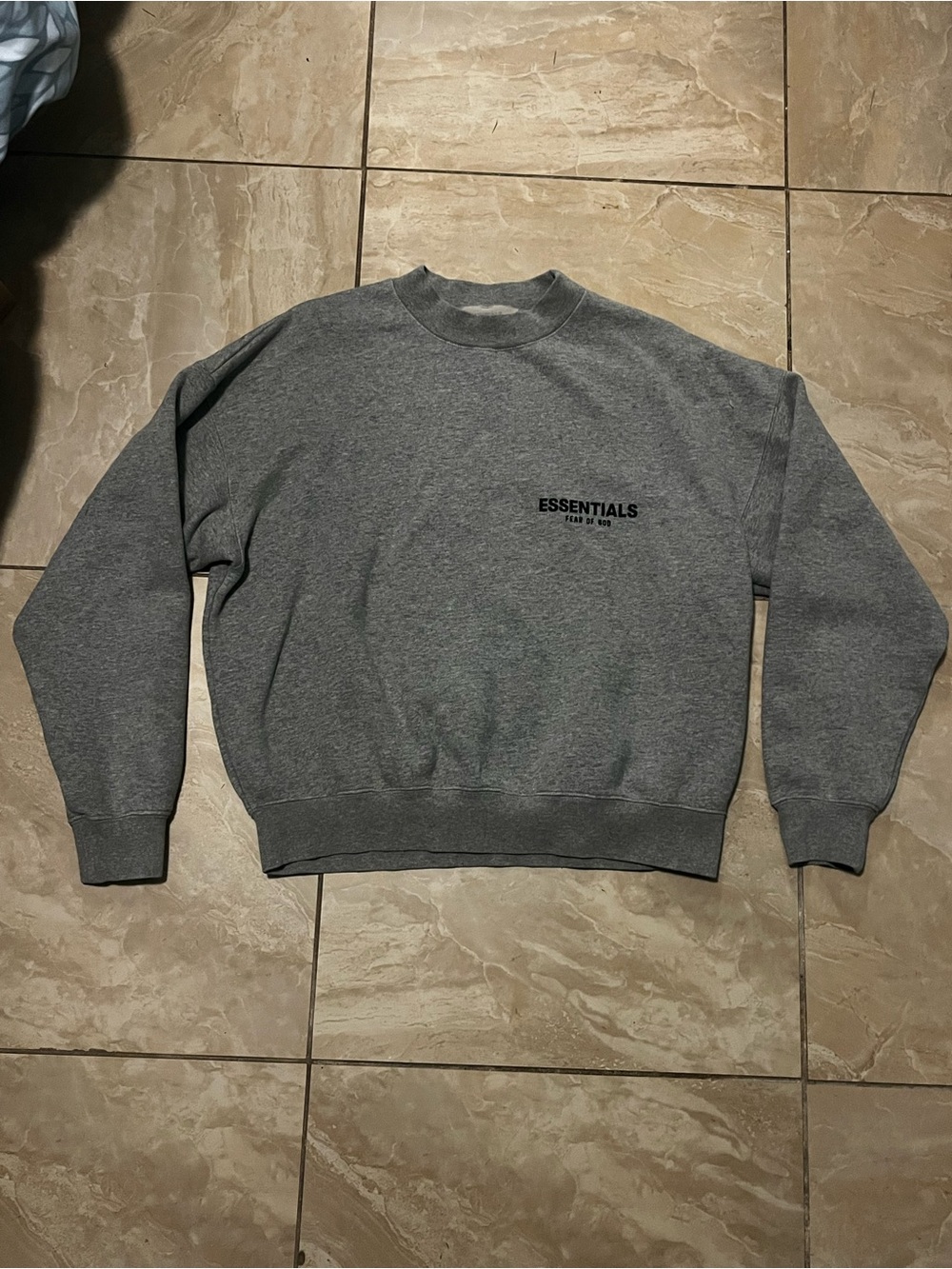 FOG Essentials Grey Crewneck Sweatshirt